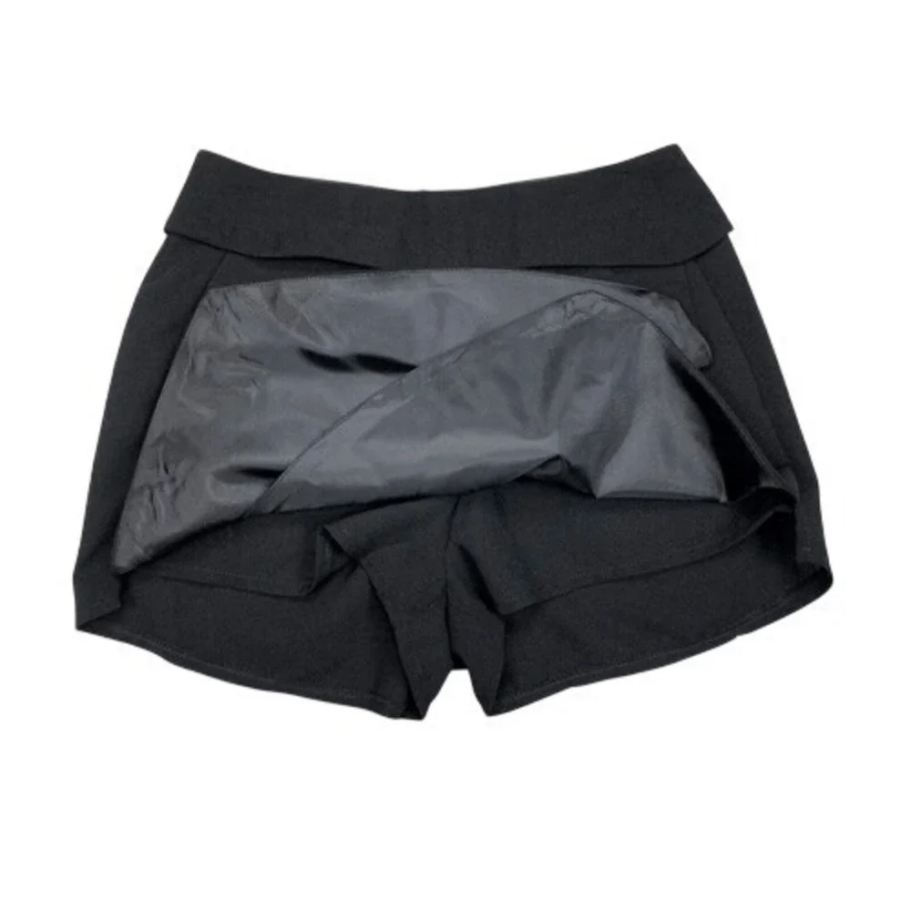 L'Atiste By Amy Black Foldover Skort Skirt Size‎ XS